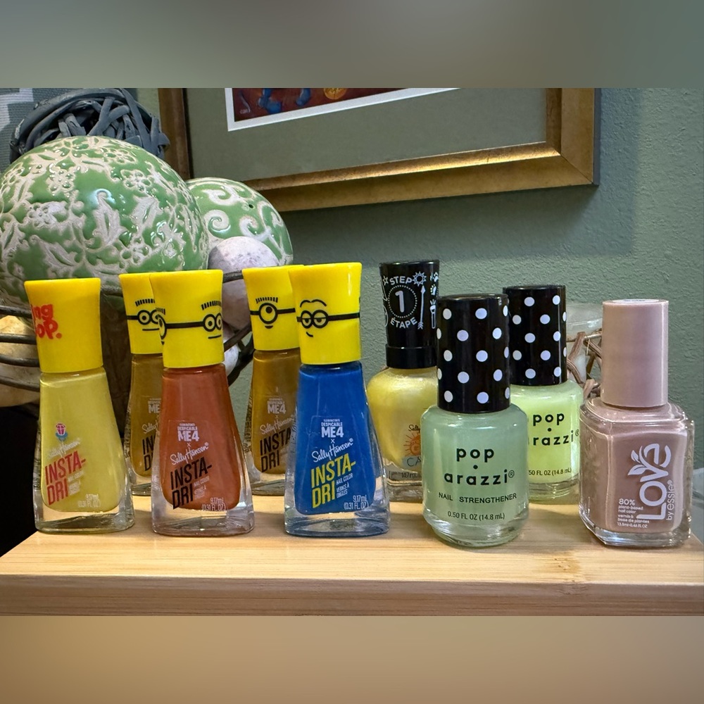 Nail Polish Lot - Nine New Bottles